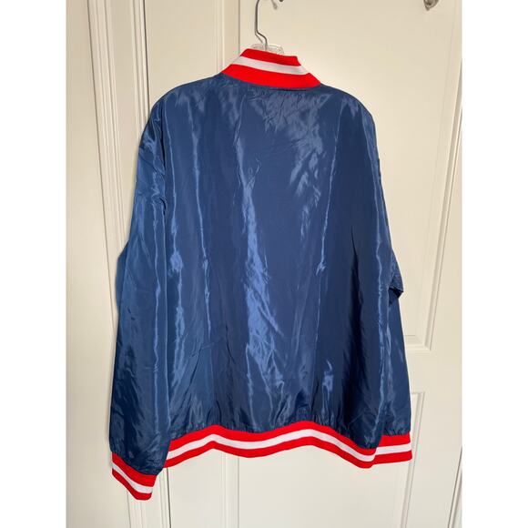 Unbranded New England Patriots Mens Button Up Windbreaker Jacket Size 3XL - Picture 3 of 3